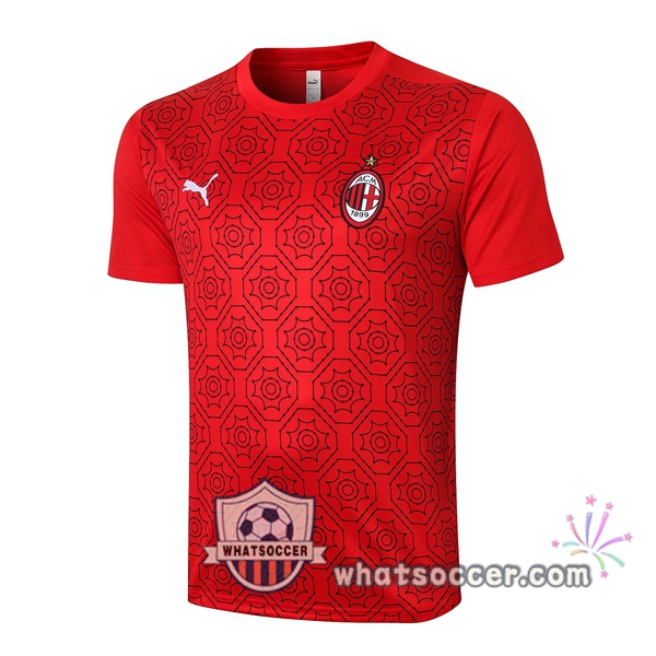 AC Milan Red Training T-Shirts 2020-2021