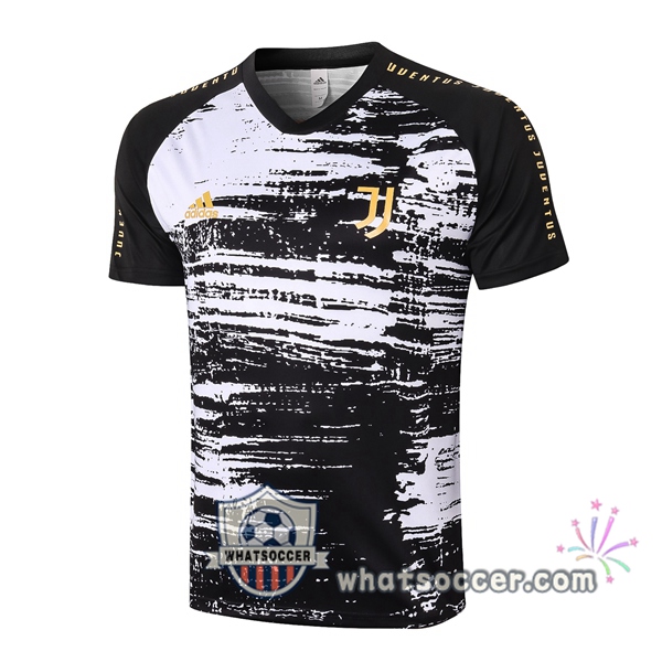 Juventus Black White Training T-Shirts 2020-2021