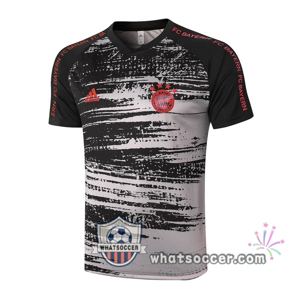 Bayern Munich Black Gray Training T-Shirts 2020-2021