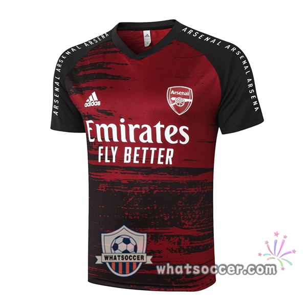Arsenal Red Black Training T-Shirts 2020-2021