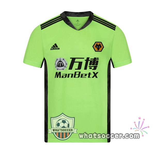 Wolves Goalkeeper Soccer Jerseys Green 2020-2021