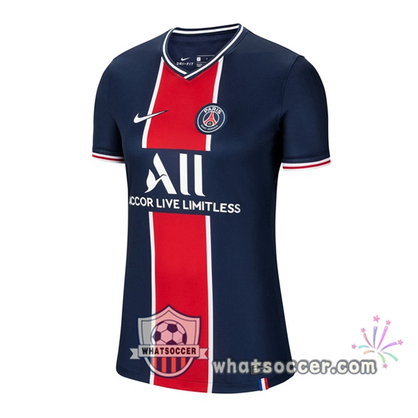 Paris PSG Women Home Soccer Jerseys 2020-2021