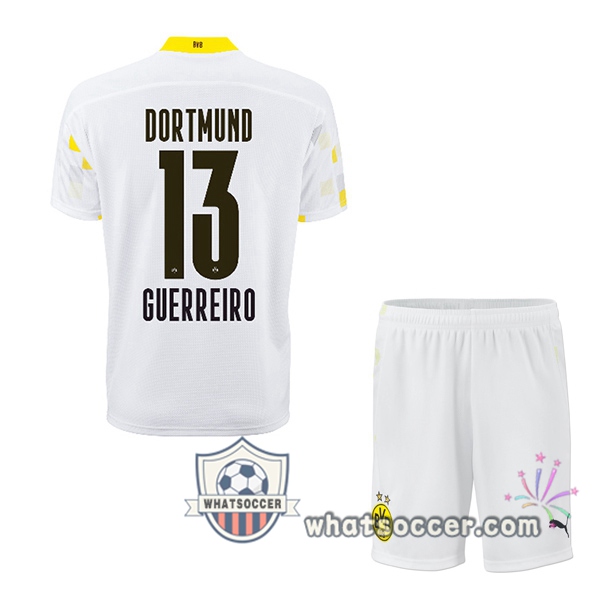 Dortmund BVB (Guerreiro 13) Kids Third Soccer Jerseys 2020-2021