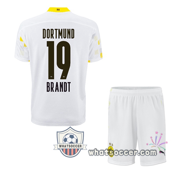 Dortmund BVB (Brandt 19) Kids Third Soccer Jerseys 2020-2021