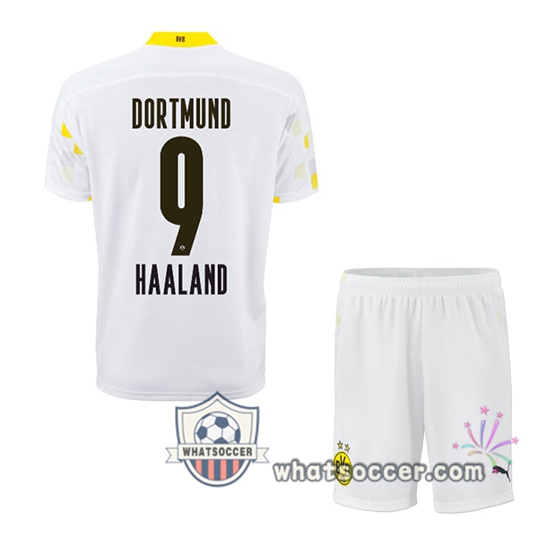 Dortmund BVB (Haaland 9) Kids Third Soccer Jerseys 2020-2021