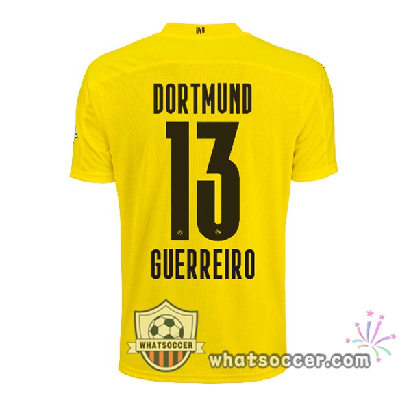 Dortmund BVB (Guerreiro 13) Home Soccer Jerseys 2020-2021