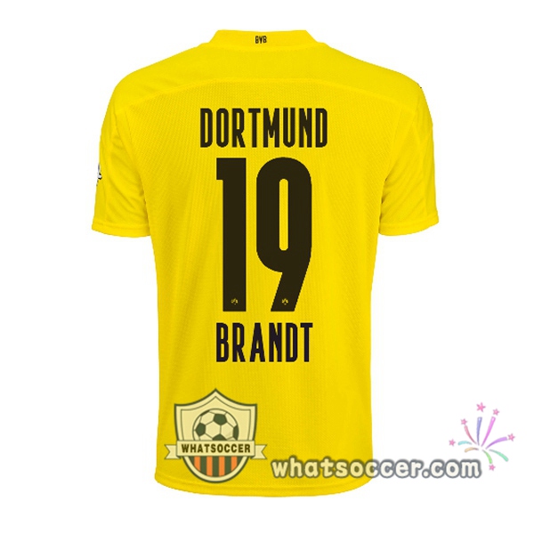 Dortmund BVB (Brandt 19) Home Soccer Jerseys 2020-2021