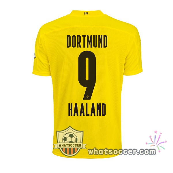 Dortmund BVB (Haaland 9) Home Soccer Jerseys 2020-2021