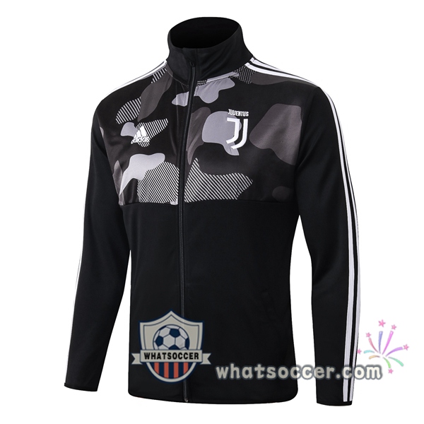 Juventus Black Soccer Jacket 2020-2021