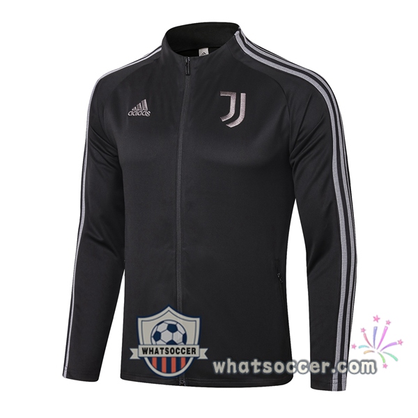 Juventus Black Soccer Jacket 2020-2021