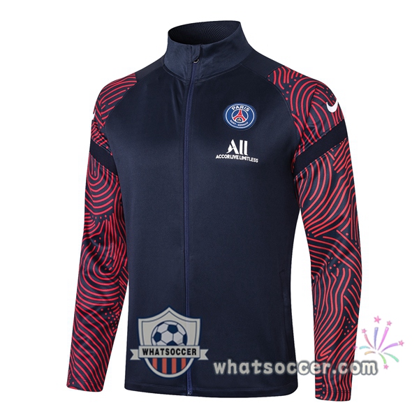 Paris PSG Blue Royal Soccer Jacket 2020-2021