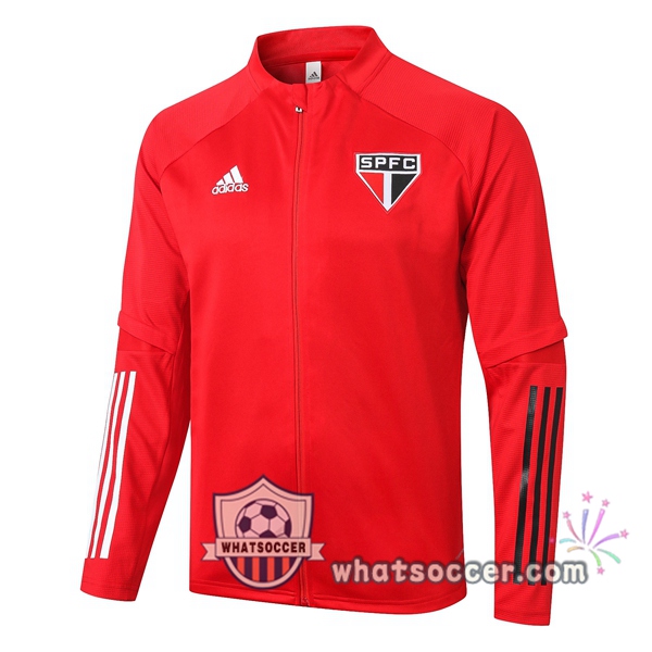 Sao Paulo FC Red Soccer Jacket 2020-2021