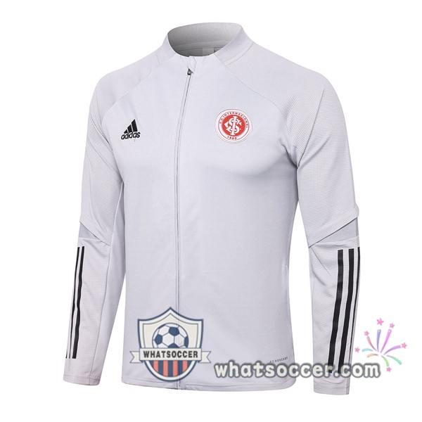 SC Internacional Gray Soccer Jacket 2020-2021