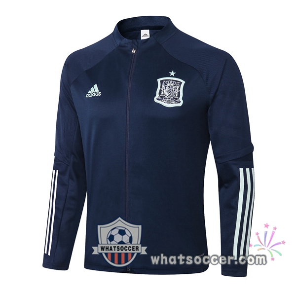 Spain Blue Royal Soccer Jacket 2020-2021