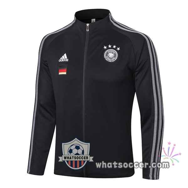 Germany Black Soccer Jacket 2020-2021
