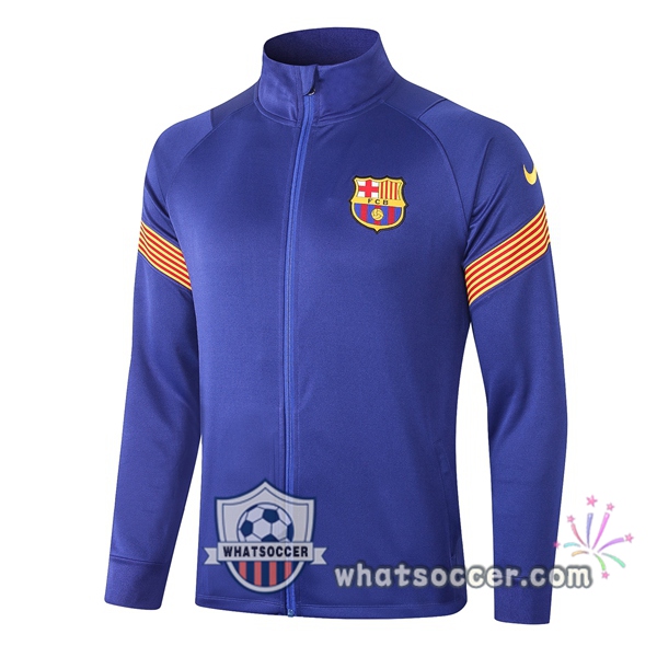 FC Barcelona Blue Soccer Jacket 2020-2021