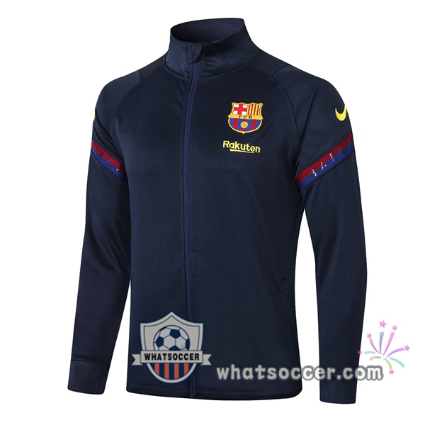 FC Barcelona Blue Royal Soccer Jacket 2020-2021