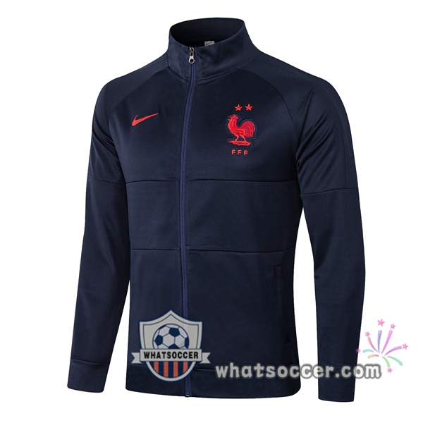 France Blue Royal Soccer Jacket 2020-2021