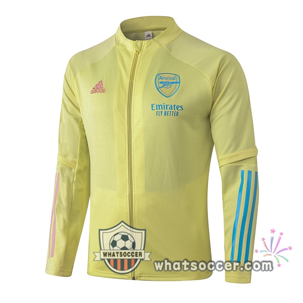 Arsenal Yellow Soccer Jacket 2020-2021