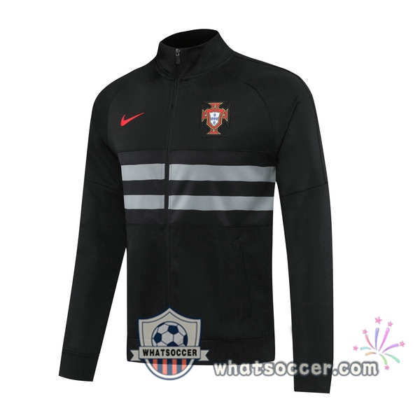 Portugal Black Soccer Jacket 2020-2021
