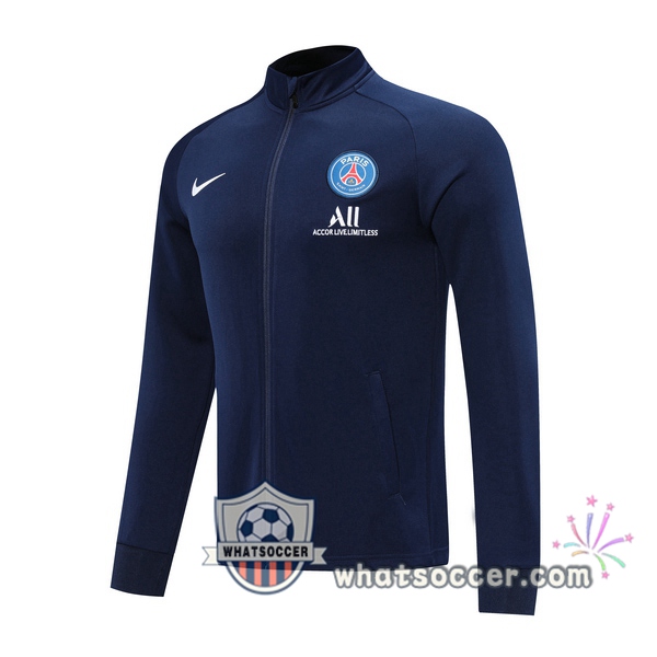 Paris PSG Blue Soccer Jacket 2020-2021