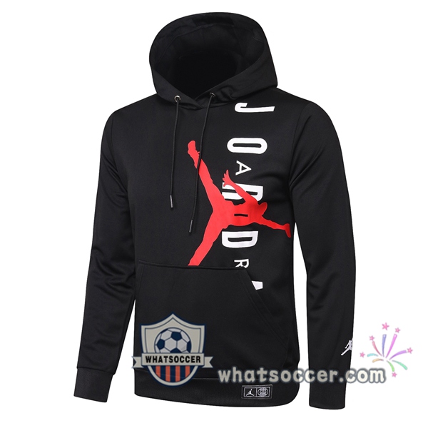 JORDAN Paris PSG Black Hooded Jacket 2020-2021