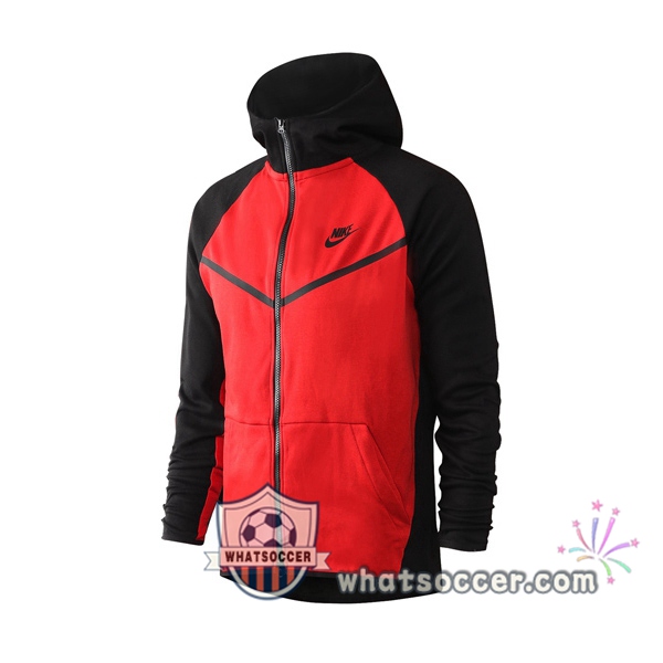 NIKE Red Black Hooded Jacket 2020-2021