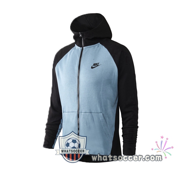 NIKE Light Blue Black Hooded Jacket 2020-2021