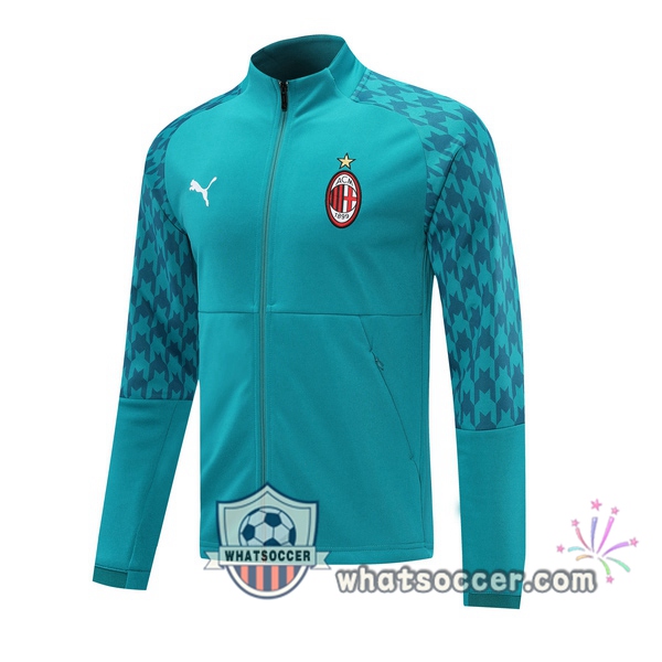 AC Milan Blue Soccer Jacket 2020-2021