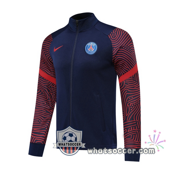 Paris PSG Blue Royal Soccer Jacket 2020-2021