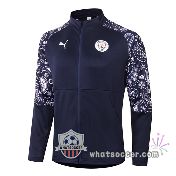 Manchester City Blue Royal Soccer Jacket 2020-2021