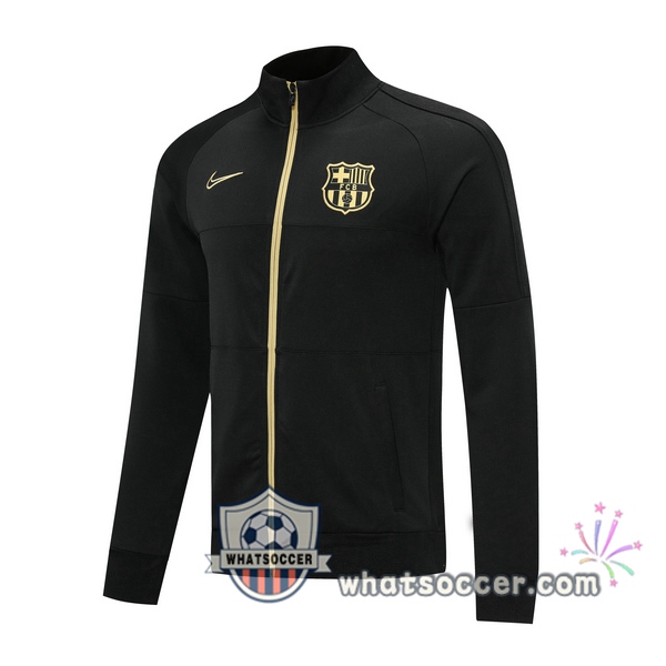 FC Barcelona Black Soccer Jacket 2020-2021