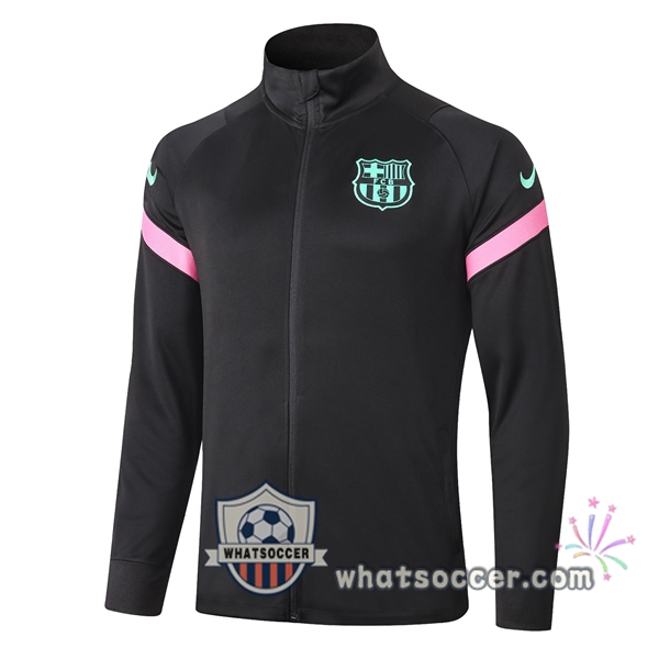 FC Barcelona Black Rose Soccer Jacket 2020-2021