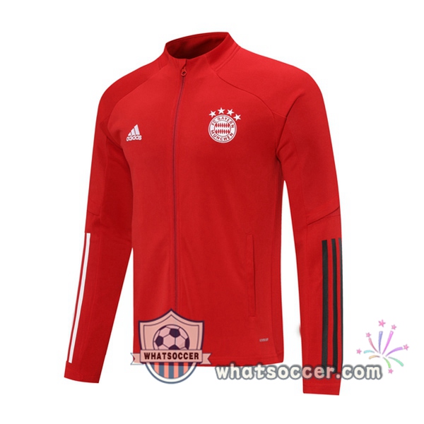 Bayern Munich Red Soccer Jacket 2020-2021