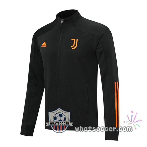 Juventus Black Soccer Jacket 2020-2021