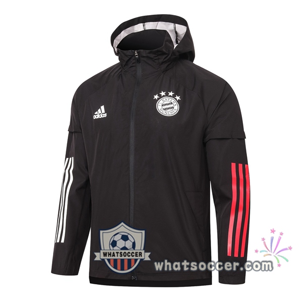 Bayern Munich Black Windbreaker 2020-2021