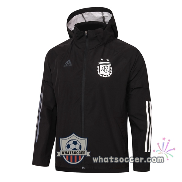 Argentina Black Windbreaker 2020-2021