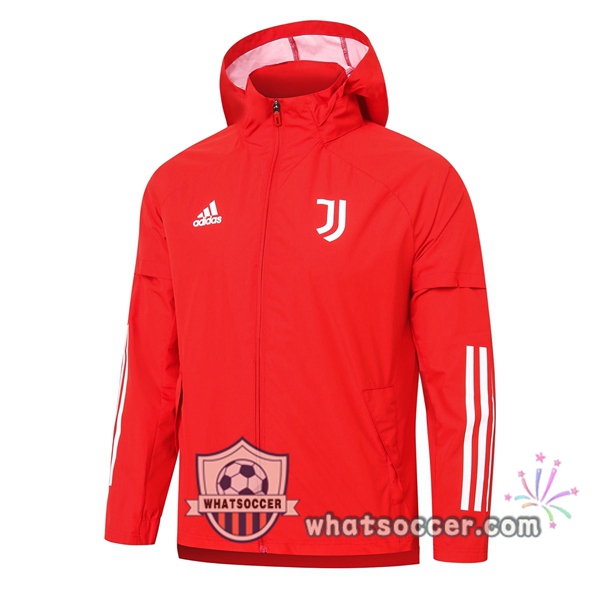 Juventus Red Windbreaker 2020-2021