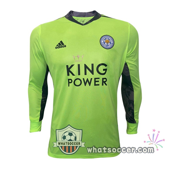 Leicester City Goalkeeper Soccer Jerseys Long Sleeve Green 2020-2021