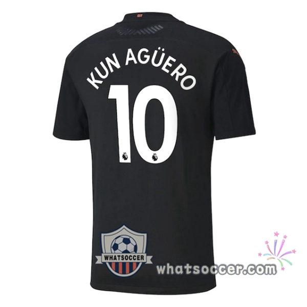Manchester City (KUN AGUERO 10) Away Soccer Jerseys 2020-2021
