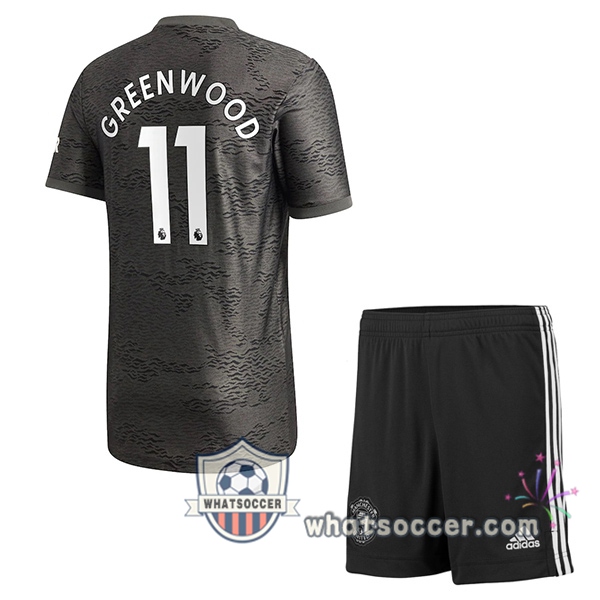 Manchester United (Greenwood 11) Kids Away Soccer Jerseys 2020-2021