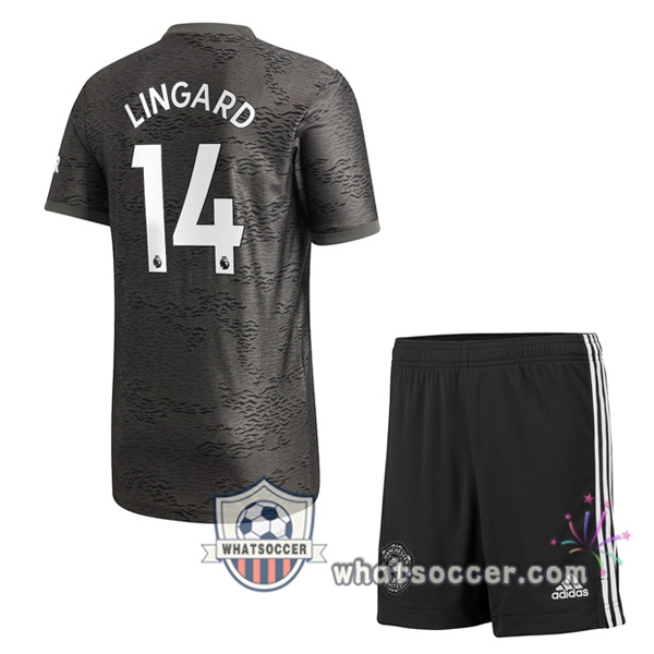 Manchester United (Lingard 14) Kids Away Soccer Jerseys 2020-2021