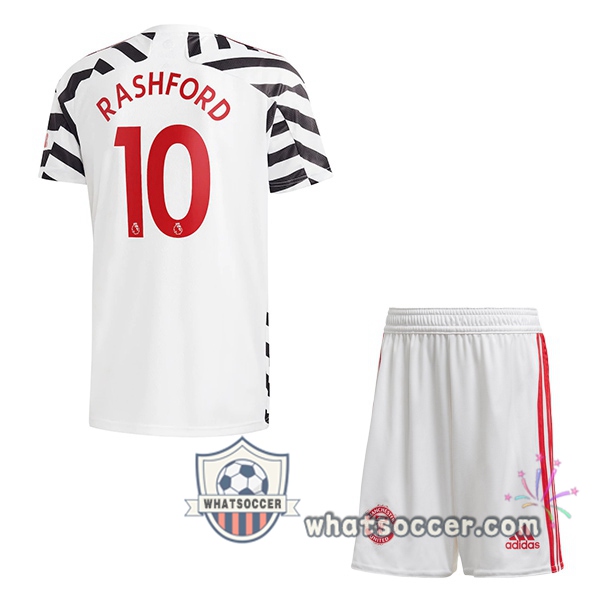 Manchester United (Rashford 10) Kids Third Soccer Jerseys 2020-2021