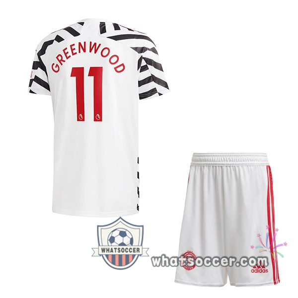Manchester United (Greenwood 11) Kids Third Soccer Jerseys 2020-2021