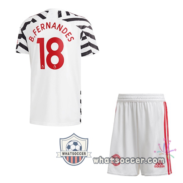Manchester United (B.Fernandes 18) Kids Third Soccer Jerseys 2020-2021