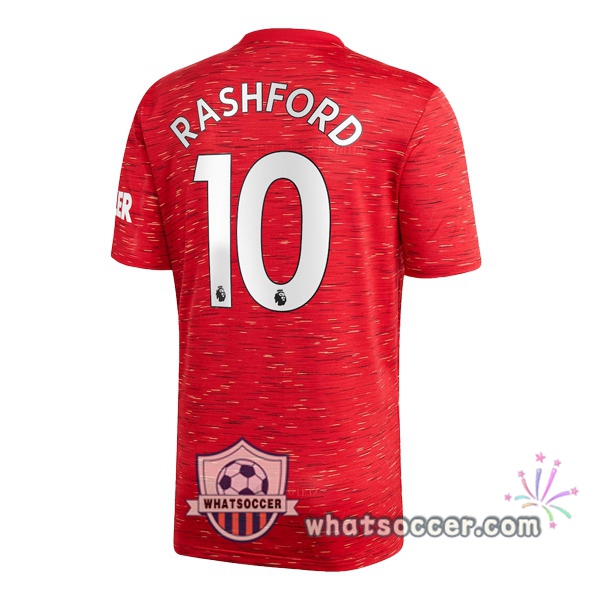 Manchester United (Rashford 10) Home Soccer Jerseys 2020-2021