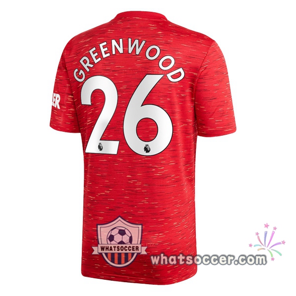 Manchester United (Greenwood 26) Home Soccer Jerseys 2020-2021