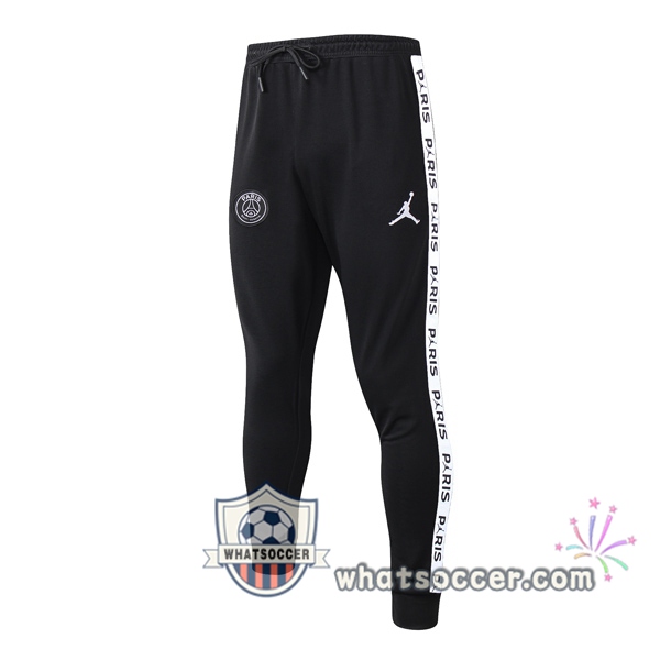 JORDAN Paris PSG Black White Soccer Pants 2020-2021