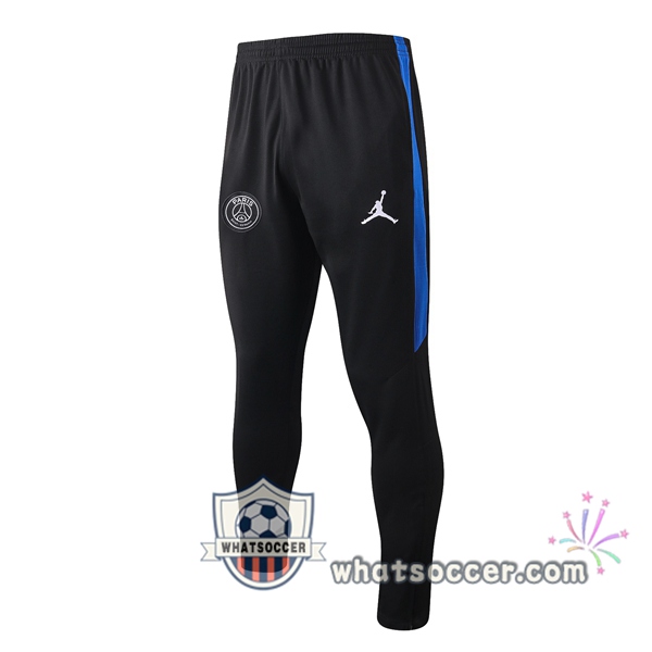 JORDAN Paris PSG Black Blue Soccer Pants 2020-2021