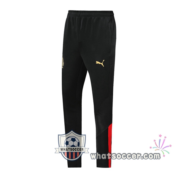 AC Milan Black Red Soccer Pants 2020-2021